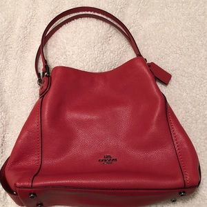 Coach Polished Pebble Leather Dalton 31 Purse